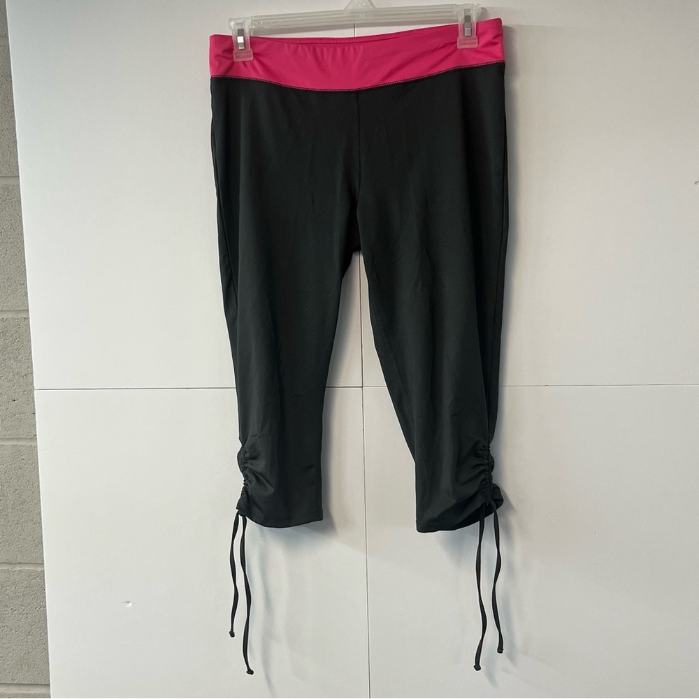 Tek Gear Black Fitted Yoga Pants - Size Large